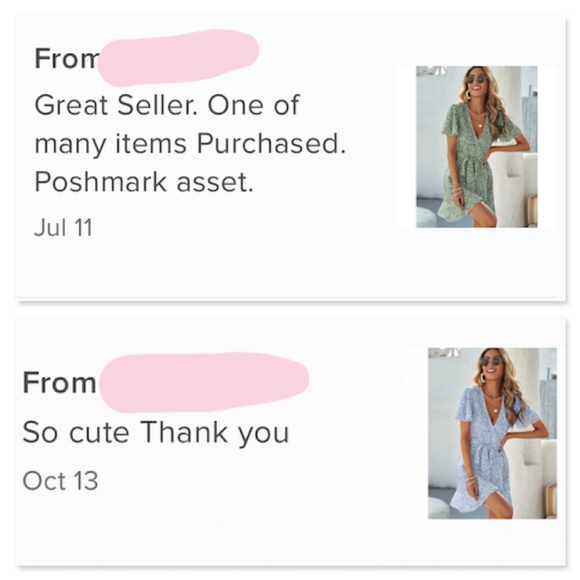 Floral Print Wrap V-Neck Mini Dress - Picture 7 of 10